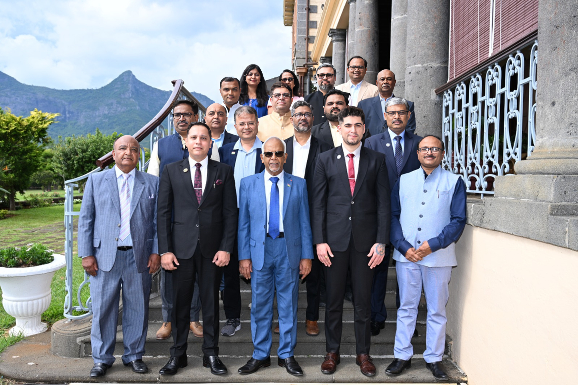Mauritius State House Meeting with the President